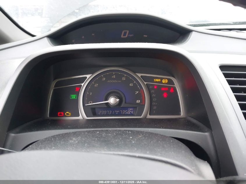 2009 Honda Civic Lx VIN: 19XFA16539E043963 Lot: 43913551