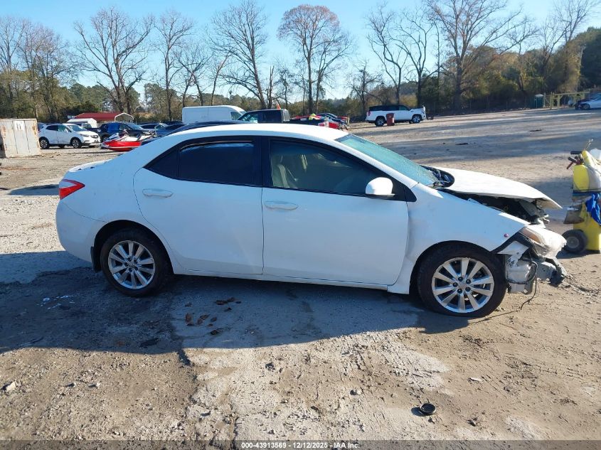 2014 Toyota Corolla Le Plus VIN: 5YFBURHE4EP084824 Lot: 43913569