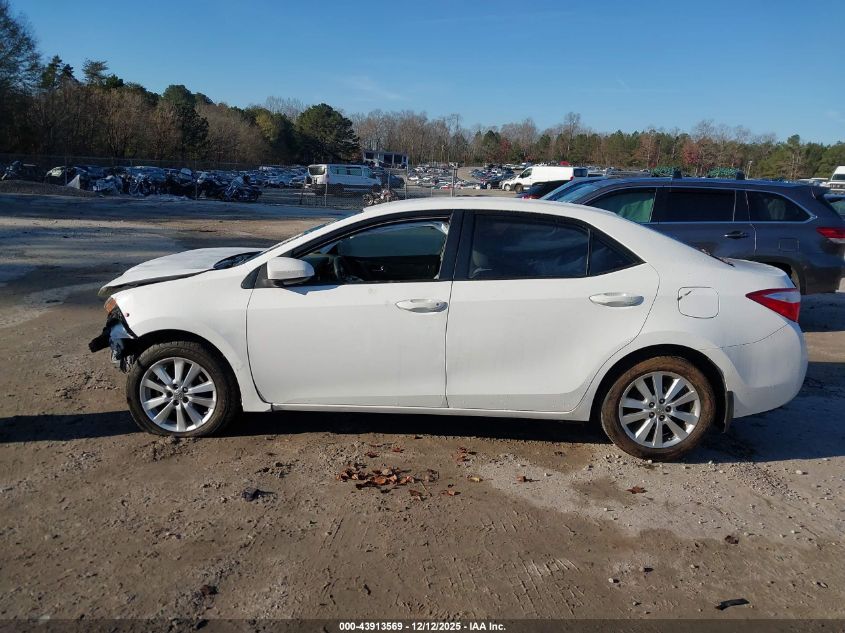 2014 Toyota Corolla Le Plus VIN: 5YFBURHE4EP084824 Lot: 43913569