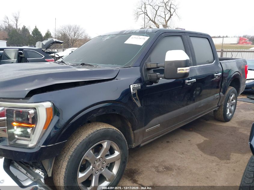 2022 Ford F150 Supercrew VIN: 1FTFW1ED7NFA09535 Lot: 43913575