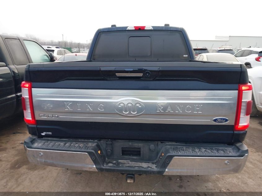 2022 Ford F150 Supercrew VIN: 1FTFW1ED7NFA09535 Lot: 43913575