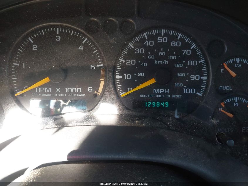 2001 GMC Sonoma Sls VIN: 1GTCS19W618161489 Lot: 43913595