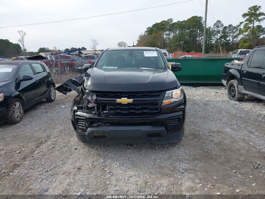 2021 Chevrolet Colorado 2Wd Short Box Wt VIN: 1GCGSBEN9M1182760 Lot: 43913617