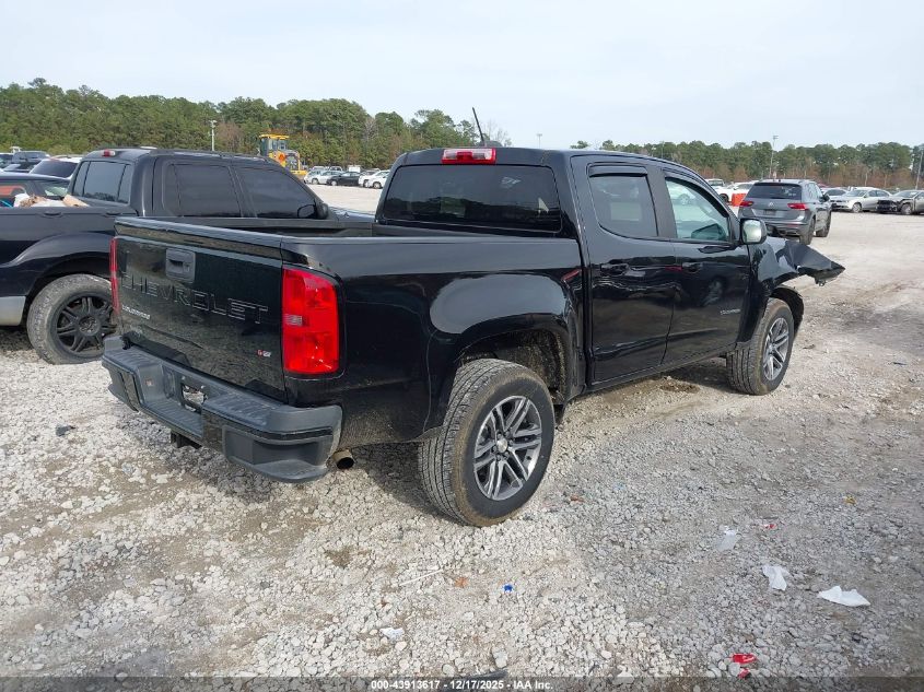 2021 Chevrolet Colorado 2Wd Short Box Wt VIN: 1GCGSBEN9M1182760 Lot: 43913617