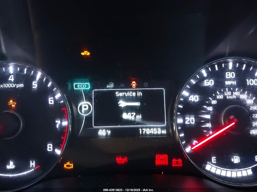 2017 Kia Forte S VIN: 3KPFL4A7XHE153914 Lot: 43913623