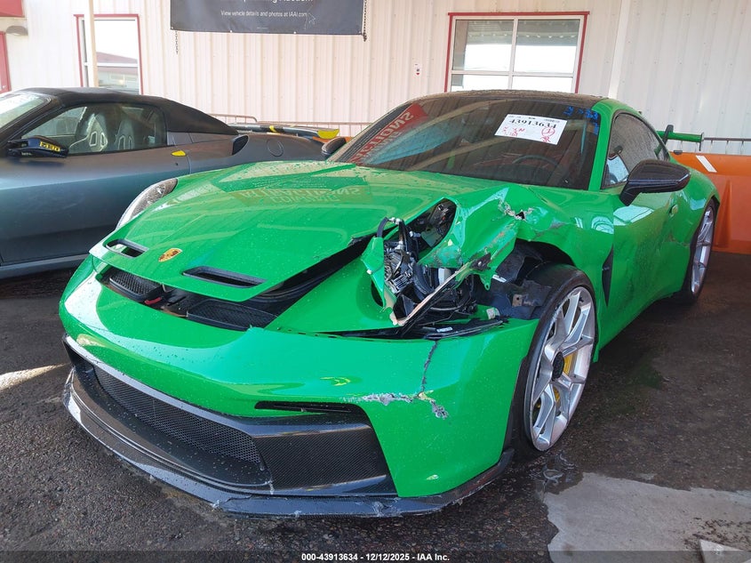 Vin: wp0ac2a93ns269531, lot: 44409242, porsche 911 gt3 20222