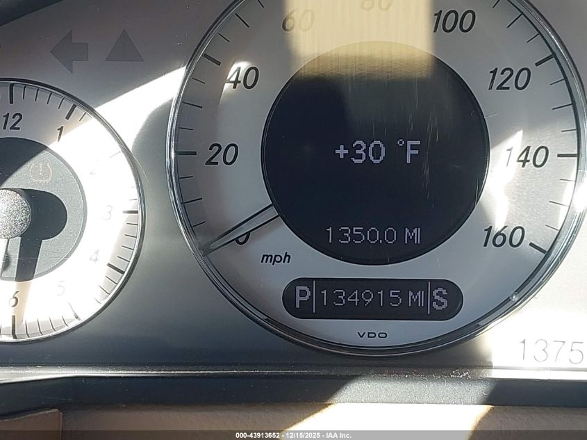 2009 Mercedes-Benz E 350 VIN: WDBUF56X89B416167 Lot: 43913652