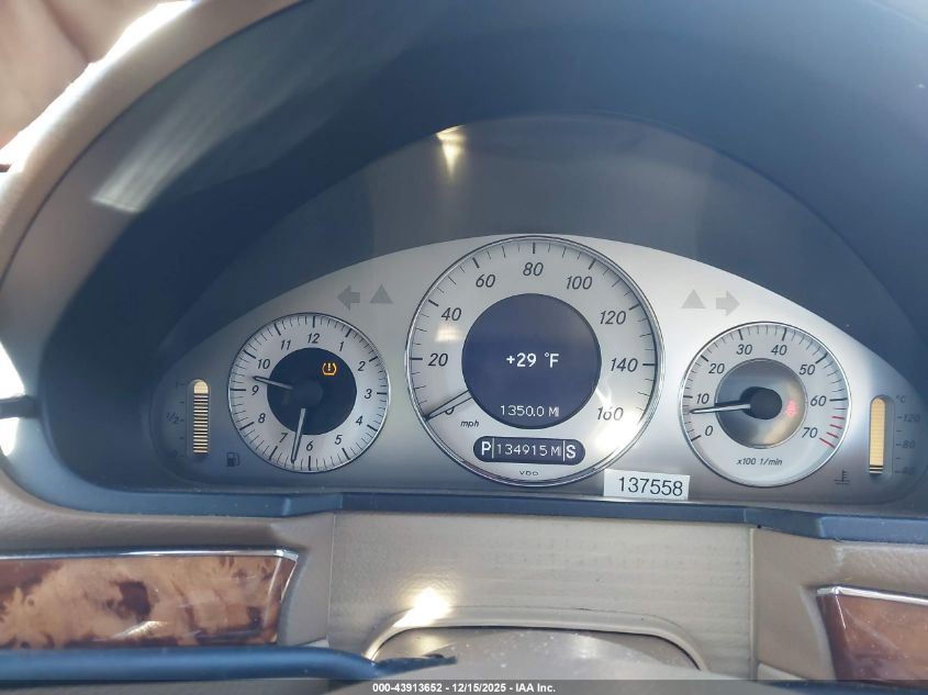 2009 Mercedes-Benz E 350 VIN: WDBUF56X89B416167 Lot: 43913652