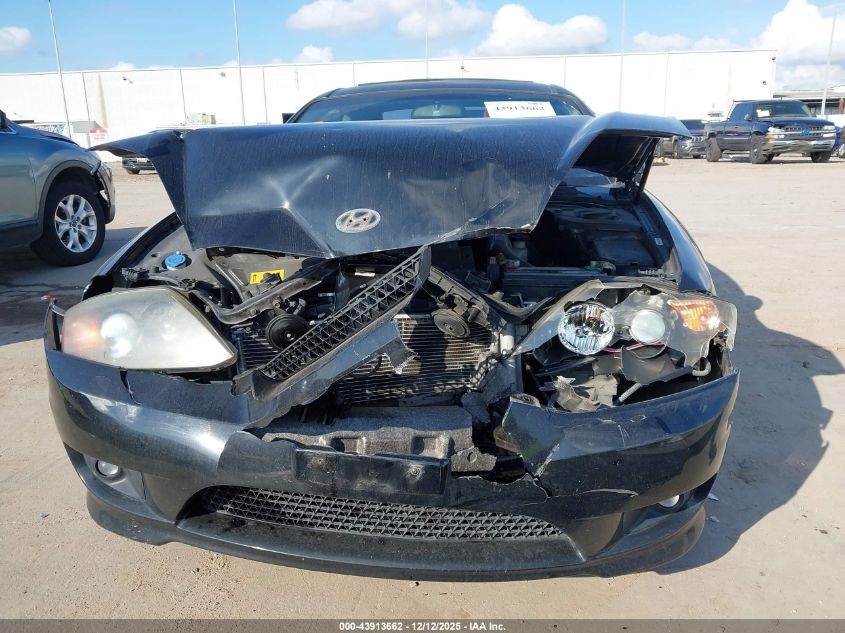 2006 Hyundai Tiburon Gt/Gt Limited/Se VIN: KMHHN65FX6U213779 Lot: 43913662