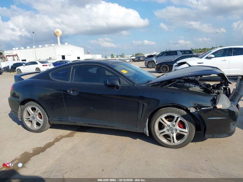 2006 Hyundai Tiburon Gt/Gt Limited/Se VIN: KMHHN65FX6U213779 Lot: 43913662