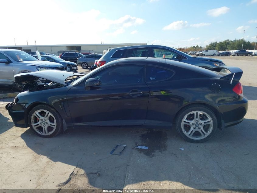 2006 Hyundai Tiburon Gt/Gt Limited/Se VIN: KMHHN65FX6U213779 Lot: 43913662