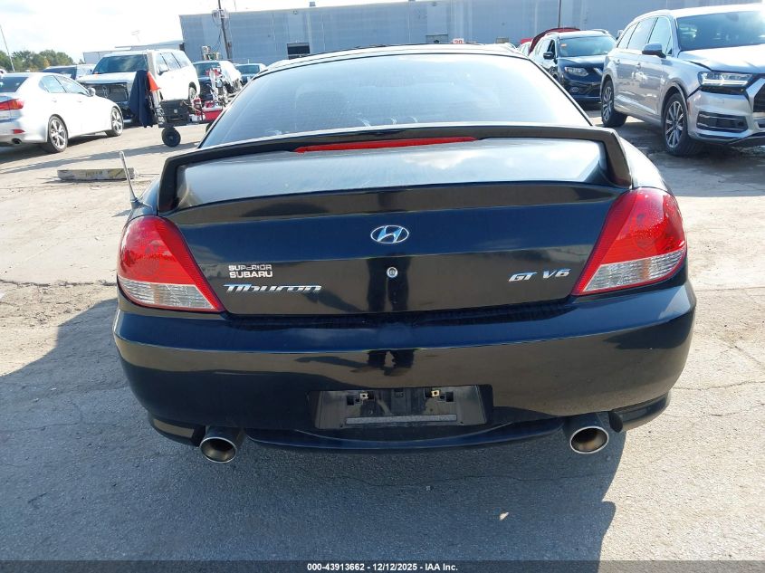 2006 Hyundai Tiburon Gt/Gt Limited/Se VIN: KMHHN65FX6U213779 Lot: 43913662