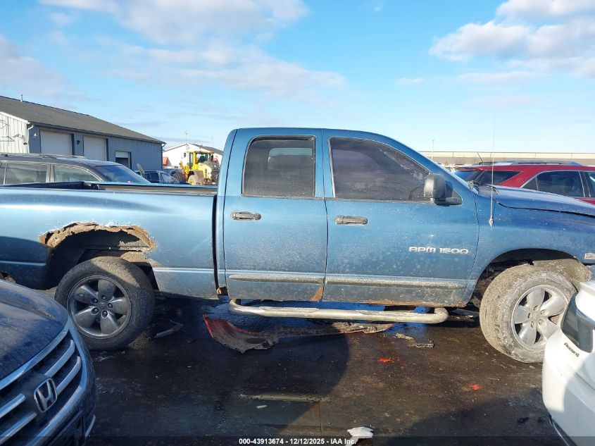 2005 Dodge Ram 1500 Slt/Laramie VIN: 1D7HU18D75S178946 Lot: 43913674