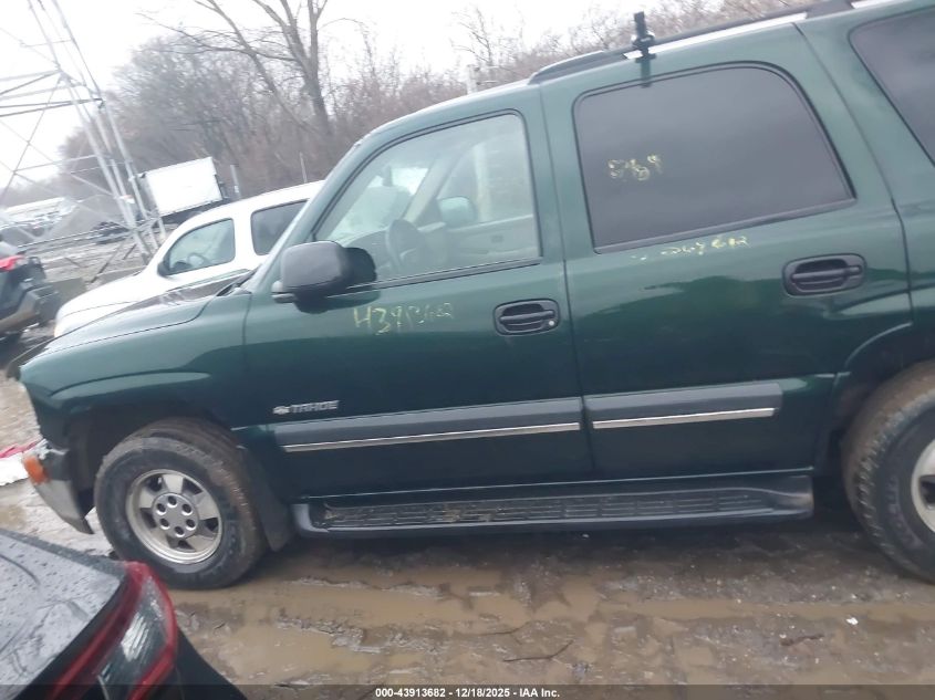 2003 Chevrolet Tahoe Ls VIN: 1GNEC13V63R127353 Lot: 43913682