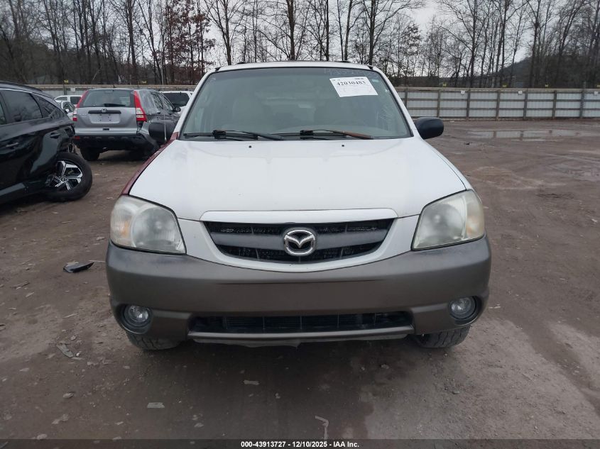 2002 Mazda Tribute Es V6/Lx V6 VIN: 4F2CU08182KM16237 Lot: 43913727