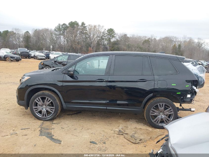 2021 Honda Passport Awd Ex-L VIN: 5FNYF8H54MB040833 Lot: 43913738