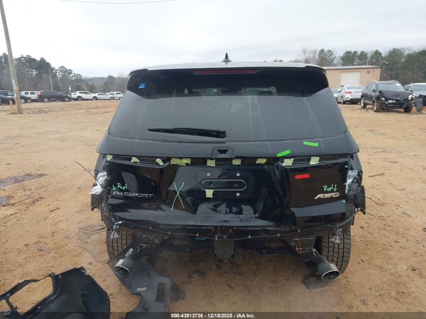 2021 Honda Passport Awd Ex-L VIN: 5FNYF8H54MB040833 Lot: 43913738