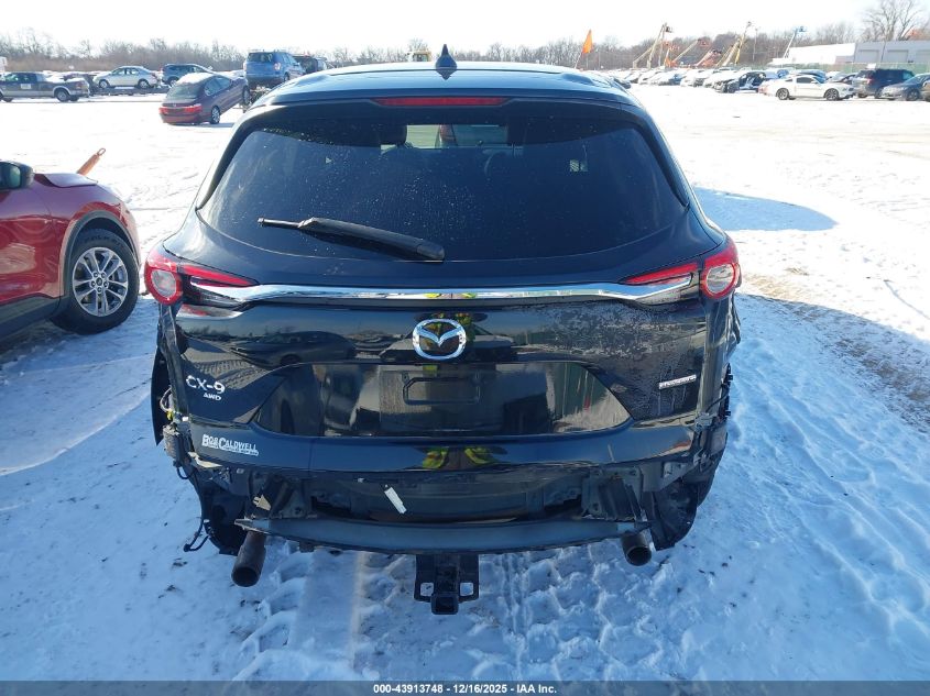 2021 Mazda Cx-9 Touring VIN: JM3TCBCY0M0530256 Lot: 43913748