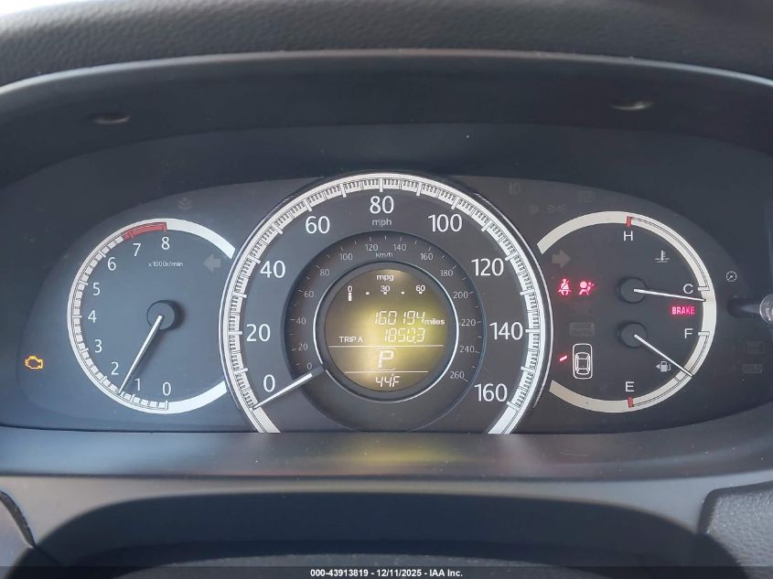 2013 Honda Accord Ex VIN: 1HGCR2F76DA125945 Lot: 43913819