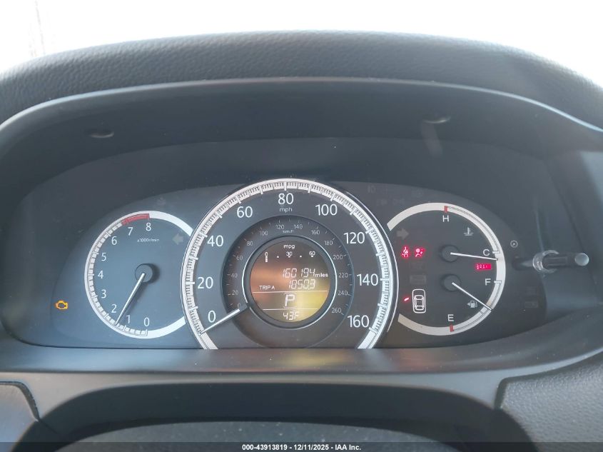 2013 Honda Accord Ex VIN: 1HGCR2F76DA125945 Lot: 43913819