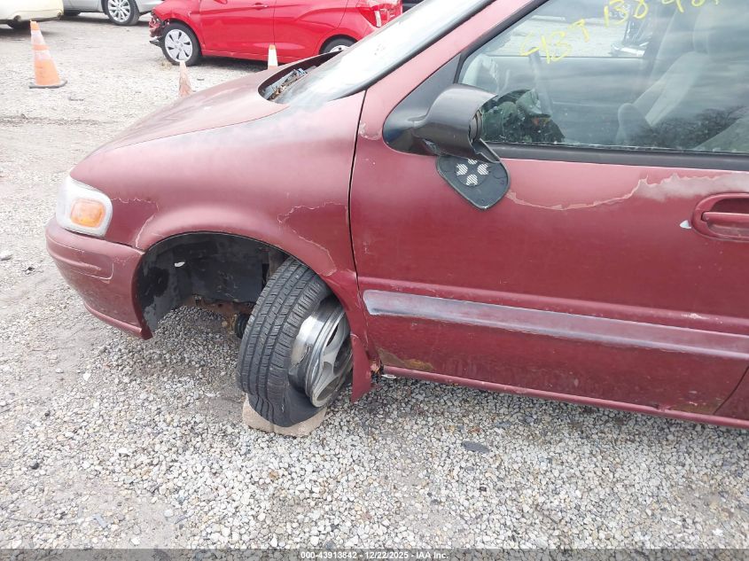 1999 Oldsmobile Silhouette Gl VIN: 1GHDX03E0XD302549 Lot: 43913842