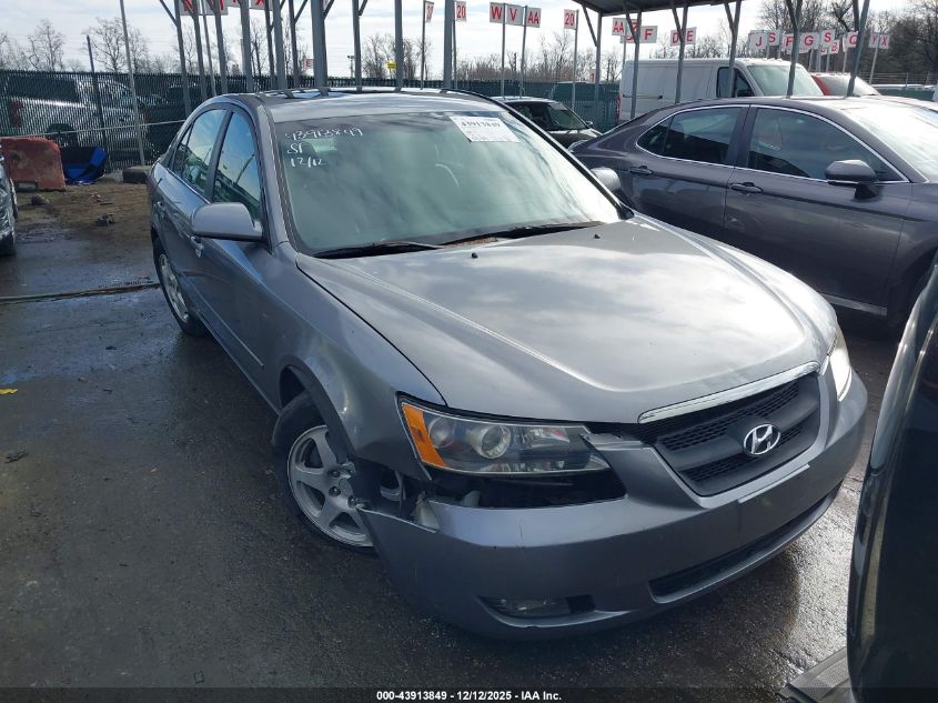 2007 Hyundai Sonata Limited/Se V6 VIN: 5NPEU46FX7H162373 Lot: 43913849
