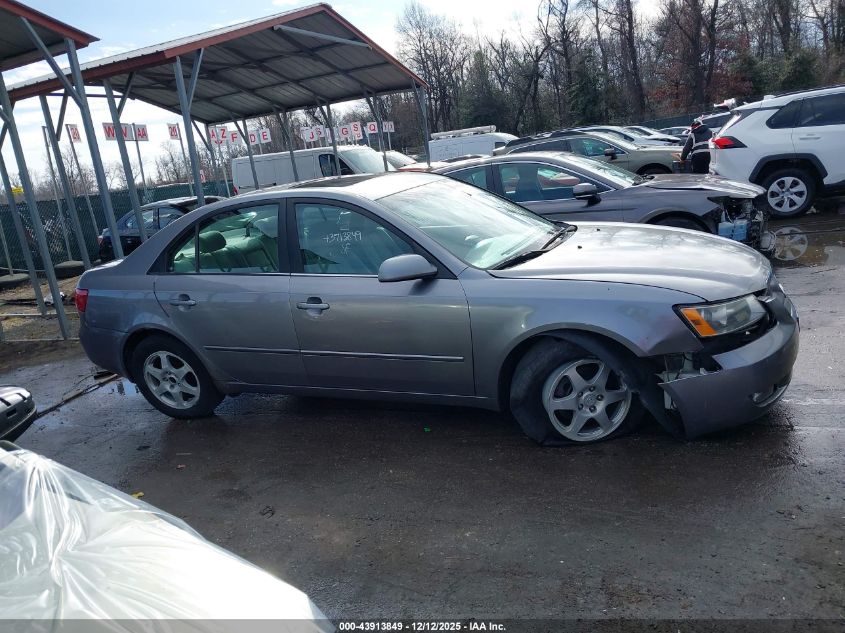 2007 Hyundai Sonata Limited/Se V6 VIN: 5NPEU46FX7H162373 Lot: 43913849