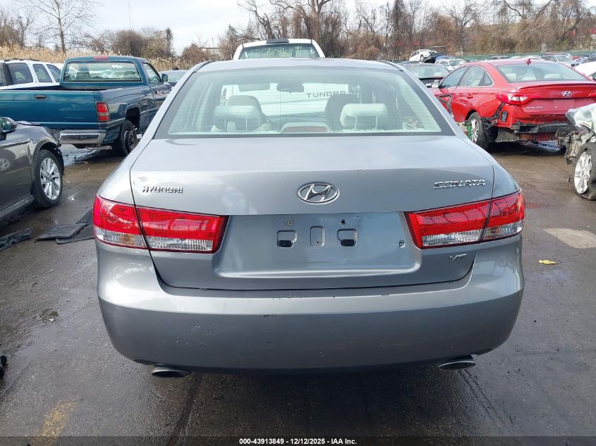 2007 Hyundai Sonata Limited/Se V6 VIN: 5NPEU46FX7H162373 Lot: 43913849