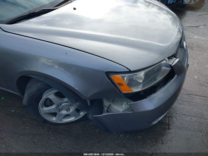 2007 Hyundai Sonata Limited/Se V6 VIN: 5NPEU46FX7H162373 Lot: 43913849