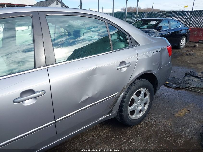 2007 Hyundai Sonata Limited/Se V6 VIN: 5NPEU46FX7H162373 Lot: 43913849
