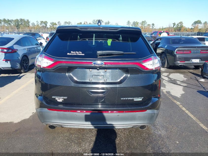 2015 Ford Edge Titanium VIN: 2FMTK3K98FBC01944 Lot: 43913880