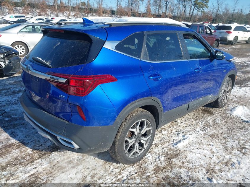 2021 Kia Seltos Ex VIN: KNDERCAA0M7122598 Lot: 43913903