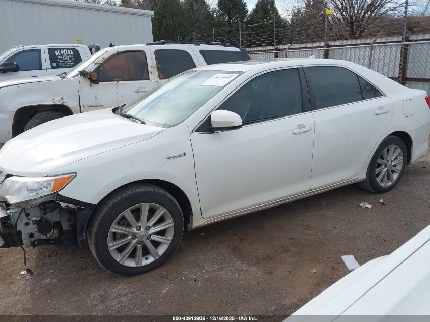 2012 Toyota Camry Hybrid Xle VIN: 4T1BD1FK6CU004848 Lot: 43913906