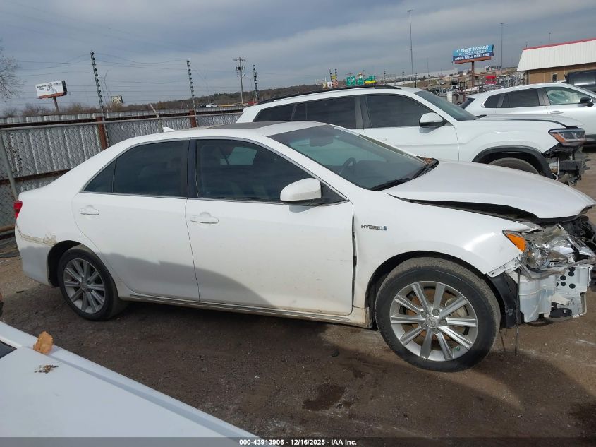 2012 Toyota Camry Hybrid Xle VIN: 4T1BD1FK6CU004848 Lot: 43913906