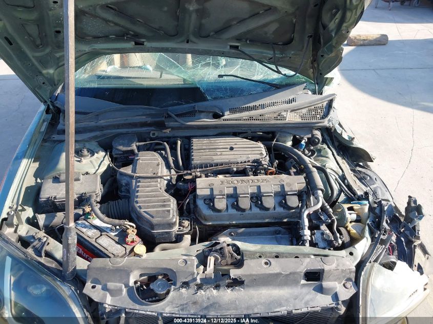 2003 Honda Civic Lx VIN: 2HGES16533H567345 Lot: 43913924