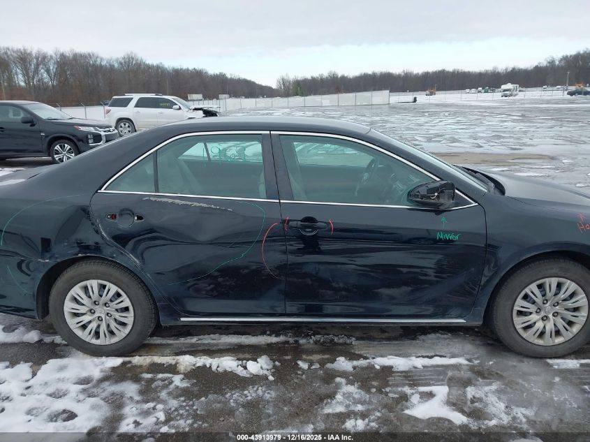 2013 Toyota Camry Le VIN: 4T4BF1FK5DR326124 Lot: 43913979