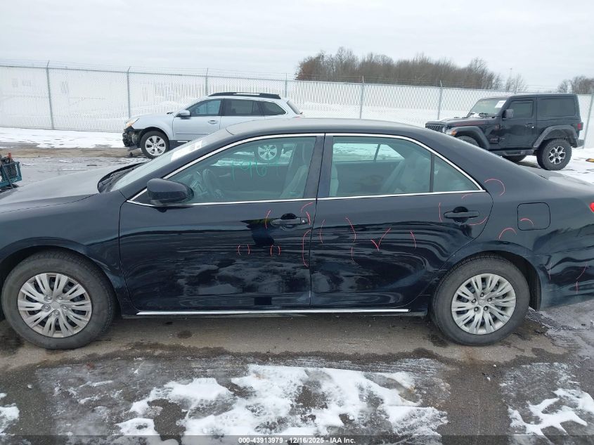 2013 Toyota Camry Le VIN: 4T4BF1FK5DR326124 Lot: 43913979