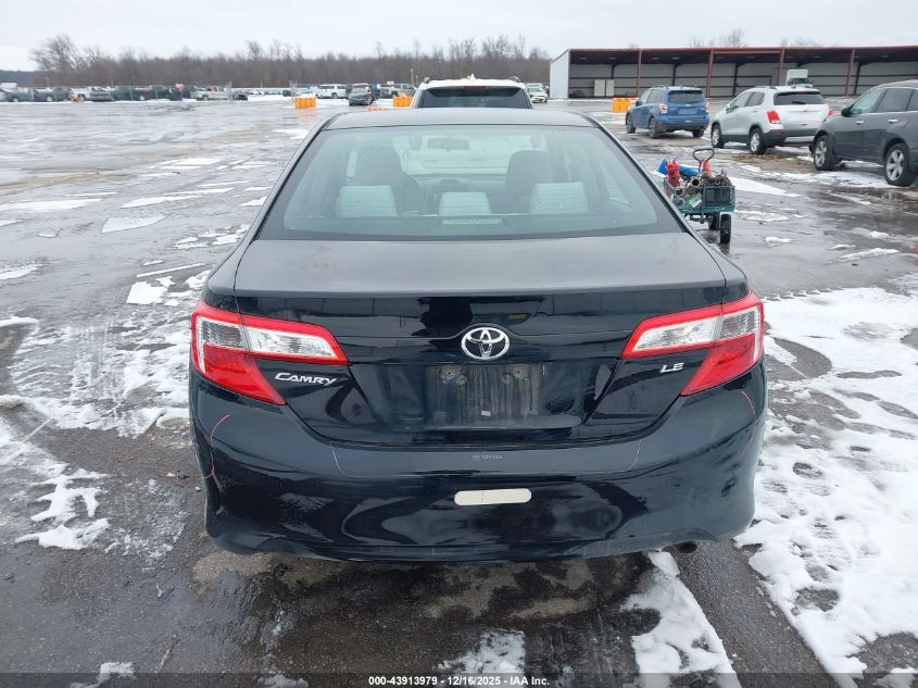 2013 Toyota Camry Le VIN: 4T4BF1FK5DR326124 Lot: 43913979