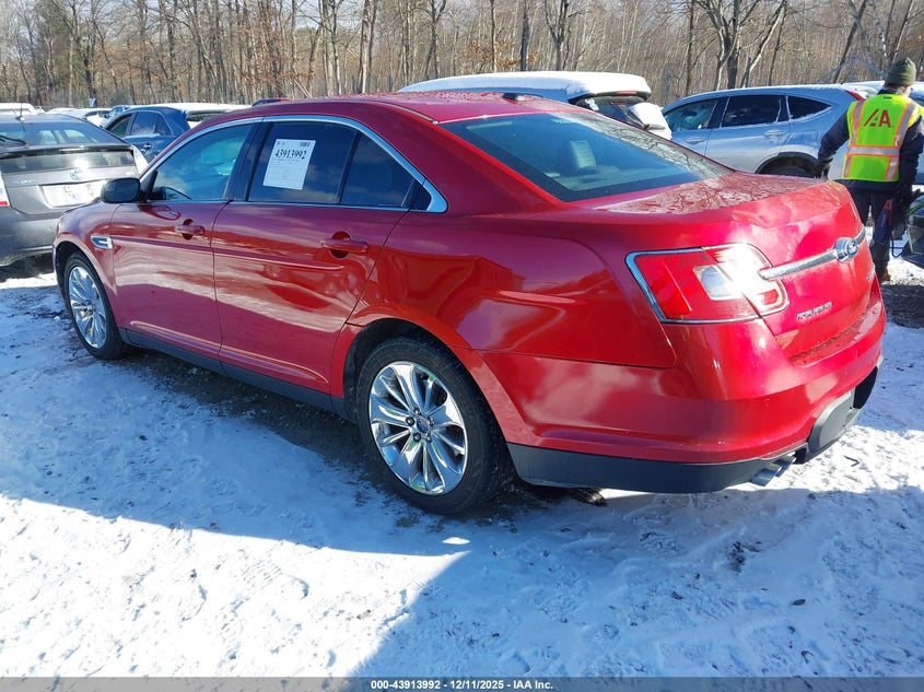 2012 Ford Taurus 3.5 Limited Red Lot 111043913992 Vin 1FAHP2JW2CG121398