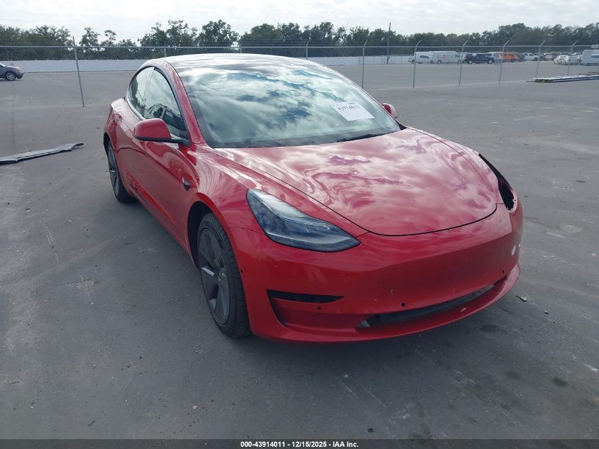 TESLA MODEL 3 REAR-WHEEL DRIVE