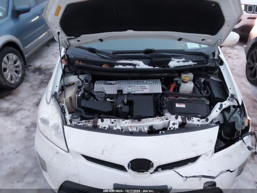 2014 Toyota Prius Four VIN: JTDKN3DU2E0365814 Lot: 43914023