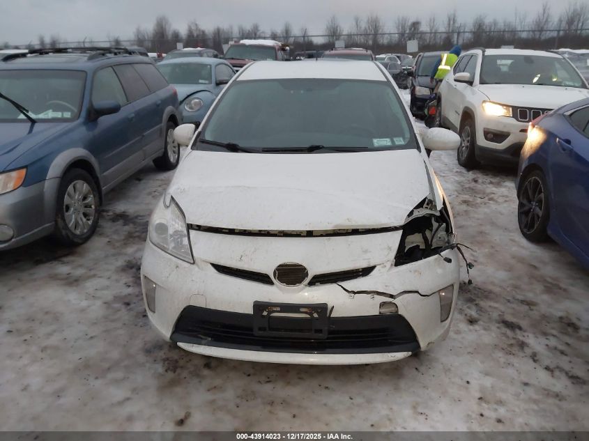 2014 Toyota Prius Four VIN: JTDKN3DU2E0365814 Lot: 43914023