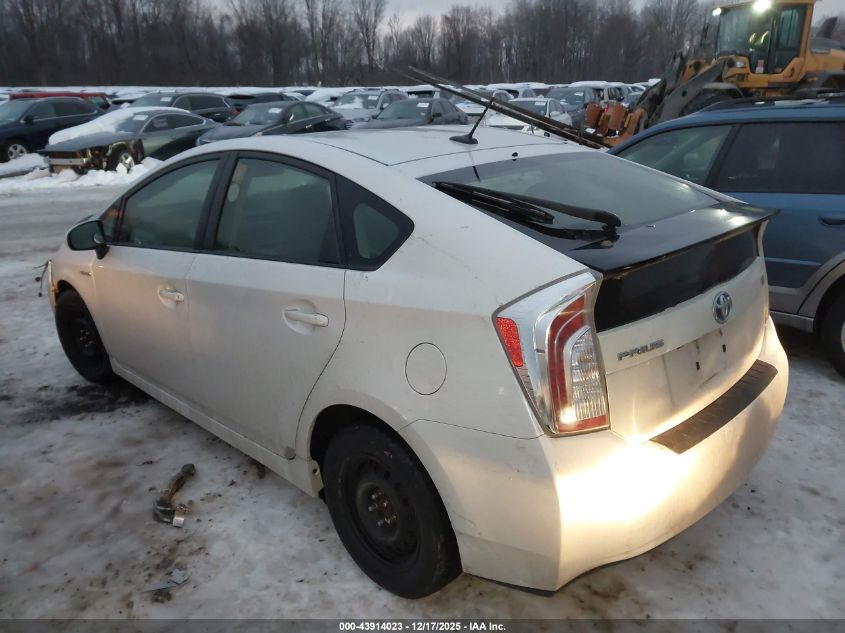 2014 Toyota Prius Four VIN: JTDKN3DU2E0365814 Lot: 43914023