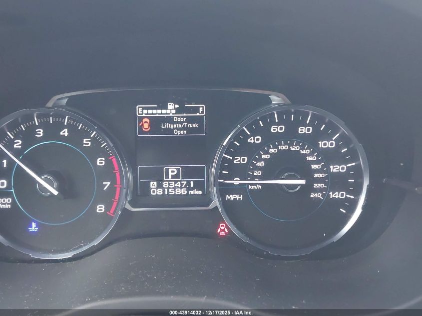 2017 Subaru Forester 2.5I Limited VIN: JF2SJALC0HH477642 Lot: 43914032