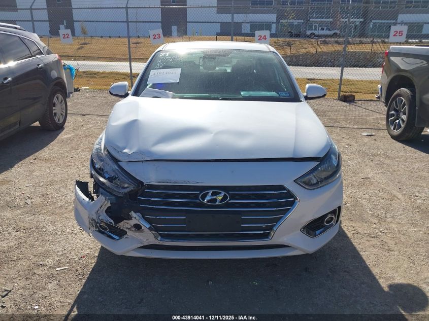 2022 Hyundai Accent Sel VIN: 3KPC24A65NE173240 Lot: 43914041