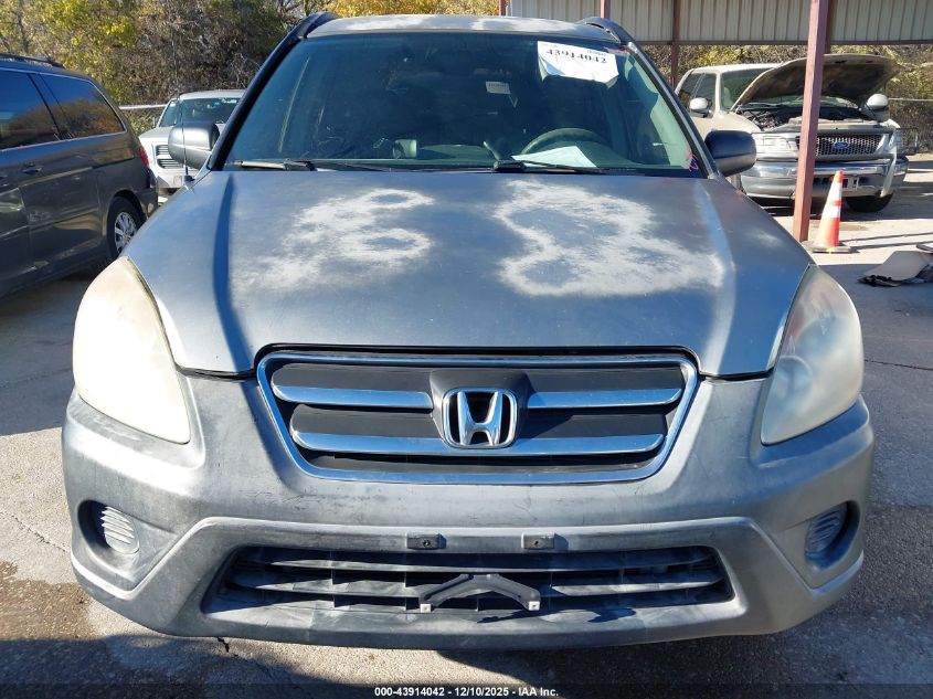 2006 Honda Cr-V Lx VIN: JHLRD68556C002870 Lot: 43914042