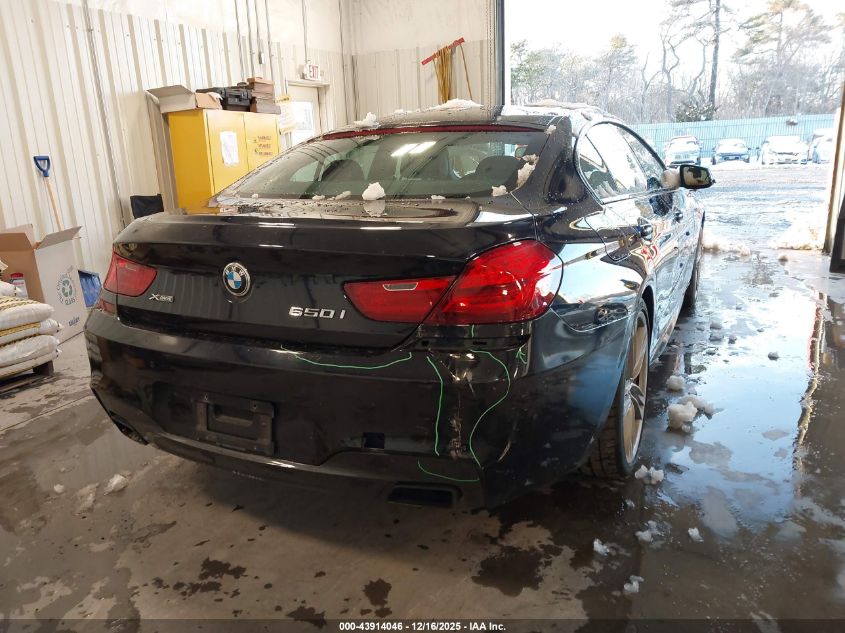 2015 BMW 650I Gran Coupe xDrive VIN: WBA6B4C56FD761732 Lot: 43914046