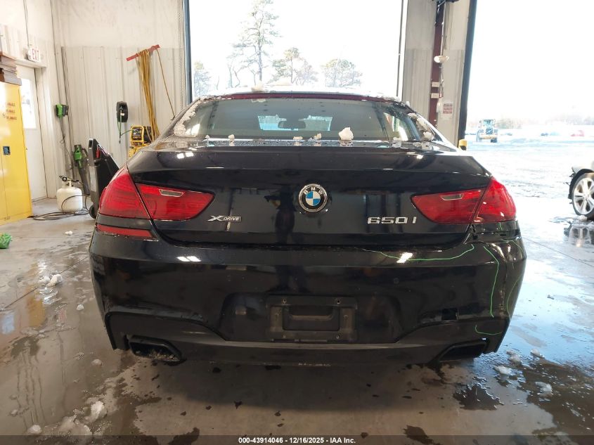 2015 BMW 650I Gran Coupe xDrive VIN: WBA6B4C56FD761732 Lot: 43914046