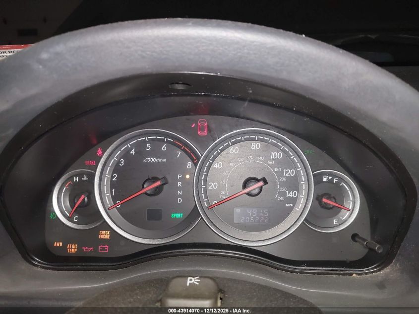 2006 Subaru Outback 2.5I VIN: 4S4BP61C067328398 Lot: 43914070