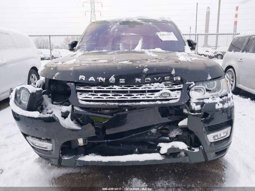 2016 Land Rover Range Rover Sport 3.0L V6 Supercharged Hse VIN: SALWR2VF1GA650820 Lot: 43914117